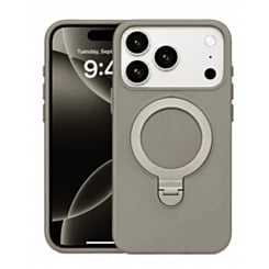 Pastel Shield Carbon Fiber Magnetic Kickstand Case (GRAY) for iPhone 17 Pro / 18 Pro
