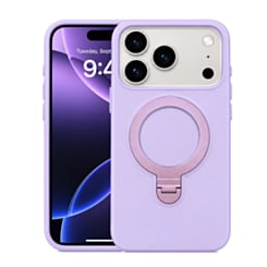 Pastel Shield Carbon Fiber Magnetic Kickstand Case (LILAC) for iPhone 17 Pro Max / 18 Pro Max
