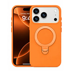 Pastel Shield Carbon Fiber Magnetic Kickstand Case (ORANGE) for iPhone 17 Pro Max / 18 Pro Max