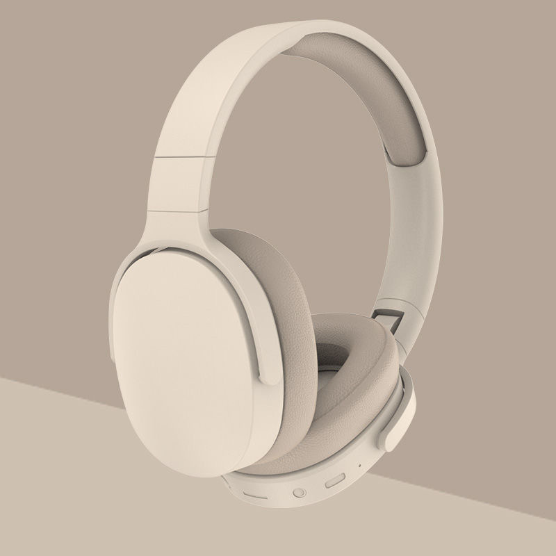 Folding Wireless Bluetooth Headphones HiFi Stereo Sports Headset - Khaki