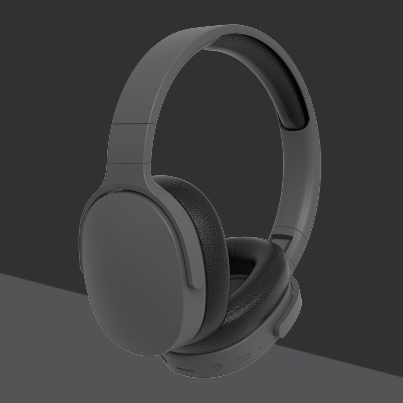 Folding Wireless Bluetooth Headphones HiFi Stereo Sports Headset - Black