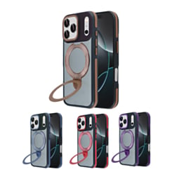 Matte Transparent Case with Wireless Charging Kickstand for iPhone 17 Pro / 18 Pro