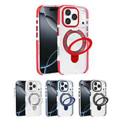 Transparent Wireless Charging Kickstand Case for iPhone 17 Pro / 18 Pro